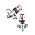 thumbnail image 3 of Ruibeauty Temperature Control Thermostatic Mixer Valve,Cold and Hot Water Mixing Valve, DN15 G1/2,Valve Faucet Tap with Check Valve, 3 of 5