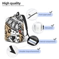 thumbnail image 3 of Rocae French Food for Durable Canvas Backpack Leisure Large Bag Travel Rucksack Multi-function Backpack Medium, 3 of 8