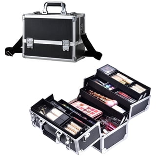 SHANY Essential Pro Makeup Train Case Cosmetic Box Portable Makeup