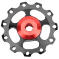 thumbnail image 1 of Rueda guía para bicicleta de montaña, rodamiento ligero y duradero, ánodo, aleación de aluminio resistente, polea de cambio trasero de 11 dientes, 1 of 8