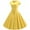 Yellow, variant on Womens Dress on Sale Women Vintage Short Sleeve Swing 50s Housewife Casual Evening Party Prom Dress Womens Fashion Summer Dresses Yellow L