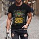 thumbnail image 4 of Camisetas de Manga Corta para Hombre Imprimir Deportes de Manga Corta Cuello Redondo Blusa Algodón Poliéster, Nueva Moda Casual Camiseta para Hombres, 4 of 5