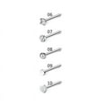 thumbnail image 3 of VONTER Nose Rings Studs L Shape Nose Screw Surgical Stainless Steel Nose Rings Hoop Diamond Heart Hypoallergenic Nostril Nose Piercing Jewelry for Women Men Silver Rose Gold Black Rainbow 21 PCS, 3 of 11