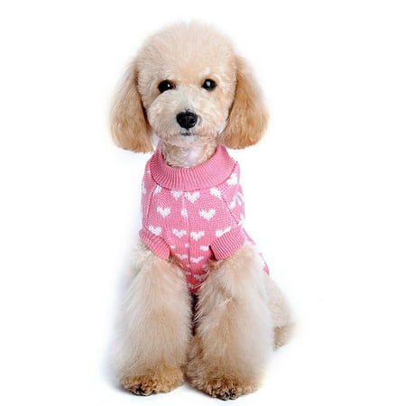 Love Peg - Love Heart Pet Dog Sweater