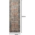 thumbnail image 2 of Chris Loves Julia x Loloi Jules Collection Area Rug JUL-02 Terracotta/Multi 2'-6" x 7'-6", 2 of 8