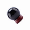 thumbnail image 2 of Esfera curativa de cuarzo negro natural, rara y atractiva, de 40 mm con soporte., 2 of 14