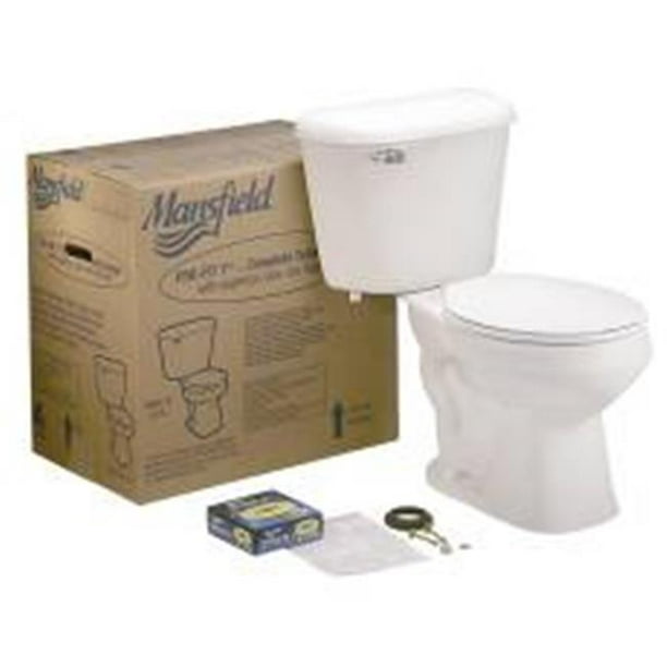 Mansfield Plumbing Products Pro-Fit 1 Round Front Complete Toilet Kit ...