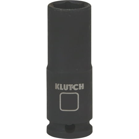 

Klutch Deep Impact Socket - 15/16in. Size 1/2in. Drive 6-Point