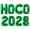 Green, variant on Letter Balloons - HOCO 2028 16" Inch Alphabet Letters Foil Mylar Balloon Homecoming Party Banner (Blue)