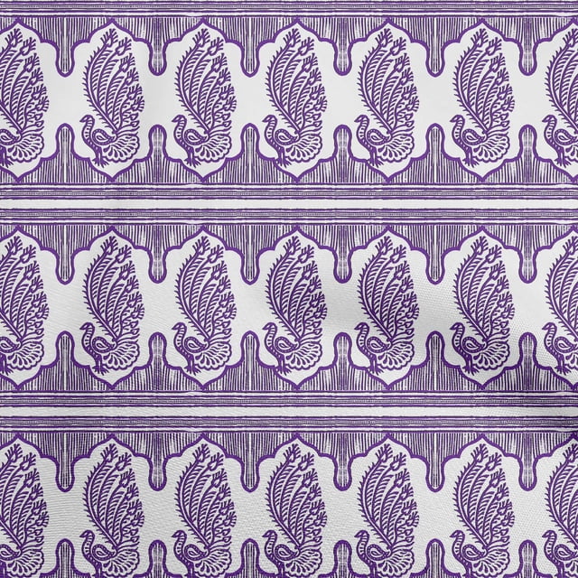 oneOone Cotton Poplin Plum Fabric Block Fabric For Sewing Printed Craft Fabric By The Yard 56 Inch Wide-RH