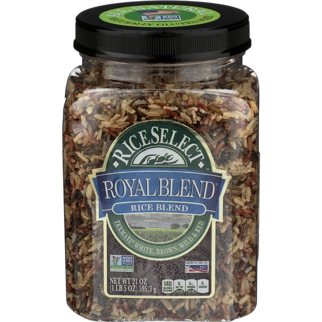 RiceSelect Royal Blend, Texmati blanco, marrón, salvaje y arroz rojo, 21 oz (1 unidad)