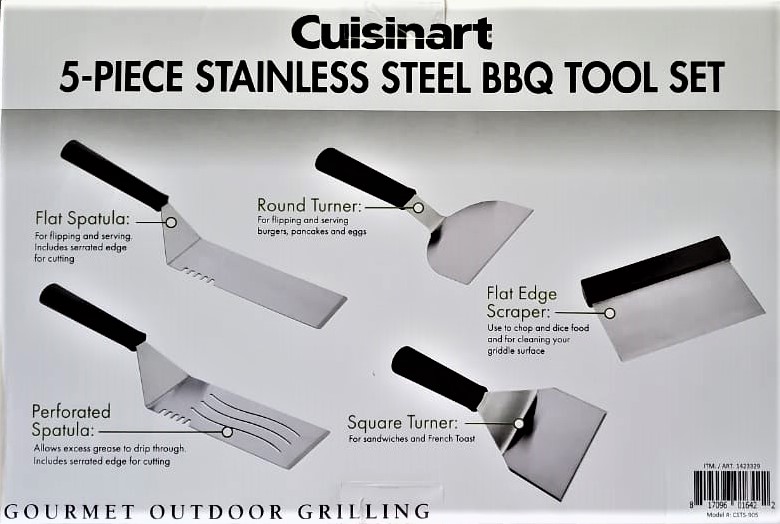 Cuisinart 5pc Stainless Steel BBQ Tool Set - image 3 of 3