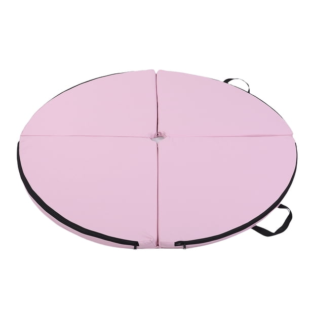 Estera De Seguridad Para Baile En Barra, PU EPE, Redonda, Plegable, Almohadilla De Seguridad Para Baile En Barra Para Entrenamiento Físico, Gimnasio En Casa, Rosa