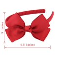 thumbnail image 2 of Bonita diadema con lazo rojo a la moda para niñas pequeñas TUNC Sencillez, 2 of 4
