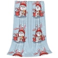 thumbnail image 2 of Fuzoiu merry Christmas rabbit Print Ultra-Soft Micro Fleece Blanket,All Seasons Flannel Throw, Lightweight Blanket for Bed, Sofa, Couch, Movie Night, Camping, and Travel-40"x30", 2 of 7