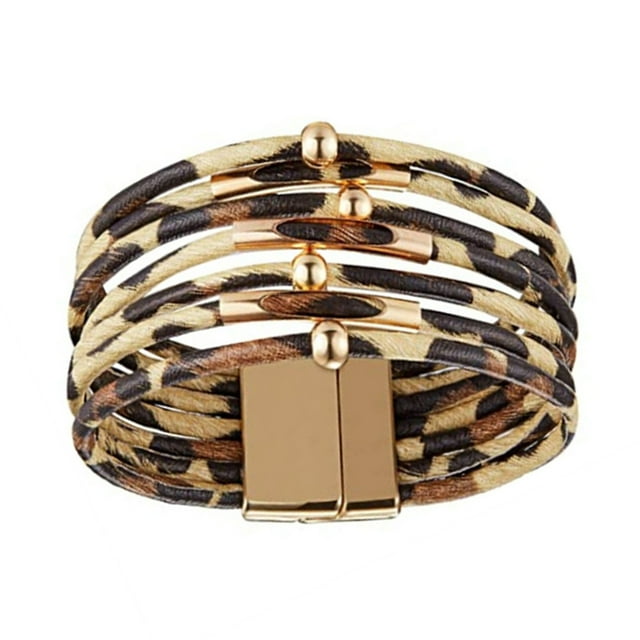 Minnieouse Pulseras Pendientes Estampado de leopardo Colgante atractiva Estilo vintage Buena artesanía Joyería de moda para mujeres niñas Ropa, zapatos y accesorios Miscelánea caqui Minnieouse AP010171-03