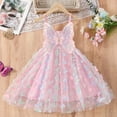 thumbnail image 2 of TAIAOJING Toddler Girls Sleeveless Spaghetti Dress Dance Party Princess Dresses Beach Casual Birthday Boho Sundress Comfort 2-3Y, 2 of 5