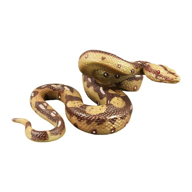 Creative Simulated Snake Vivid Flexible Gag Prank Playing Jokes Snake Prop for Entertaining