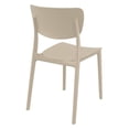 thumbnail image 3 of Compamia Monna Outdoor Dining Chair in Taupe, 3 of 7