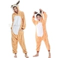 thumbnail image 2 of Pijamas de dibujos animados para niños, monos de ciervo, unicornio, Panda, manta para dormir, disfraz de Navidad para bebés, mono de Licorne para niños y niñas, Invierno, 2 of 4