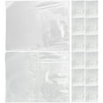 thumbnail image 1 of BRIGHTFUFU 50Pcs Transparent Four Holes Photo Album Pages with Reusable Sleeves for Home Photo and Card Storage, 1 of 8