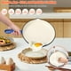 thumbnail image 5 of Juego de utensilios de cocina de hierro fundido esmaltado antiadherente, 7 piezas de ollas y sartenes con tapa, sartén, cacerola y horno holandés para todo tipo de cocinas, sin PFA, ideal para hornear, 5 of 5