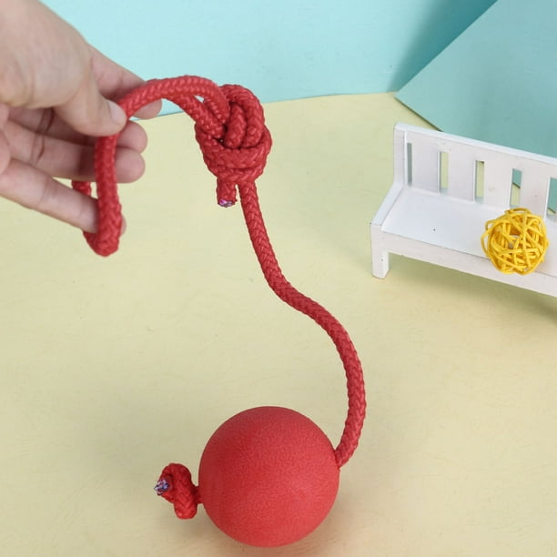 Xihbxyly Juguetes de Rompecabezas para Perros, Pelotas Chirriantes de Colores, Juguetes Masticables de Cuerda de Algodón, Alivian El Dolor de La Dentición, Diversión En Interiores y Exteriores, para