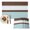 Brown Blue, variant on Yellow Morocco Placemats Set of 6, Geometric Grey Stripes Modern Washable Wipeable Table Mats for Dining Tables, Indoor Outdoor Kitchen Place Mats for Holiday Party Table Decor
