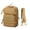 Brown, variant on Admin Pouch Small Multi Pocket Medicine Bag, Travel First Aid Kit and Emergency Survival Kit, Portable Med Kit Organizer for Backpacking, Hiking, Camping, and Outdoor Adventures