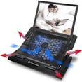 thumbnail image 2 of Thermaltake Massive 23 GT Steel Mesh Panel Single 200mm Blue LED Fan Adjustable Speed Control10"-17" Laptop Notebook Cooling Pad CLN0020, 2 of 10
