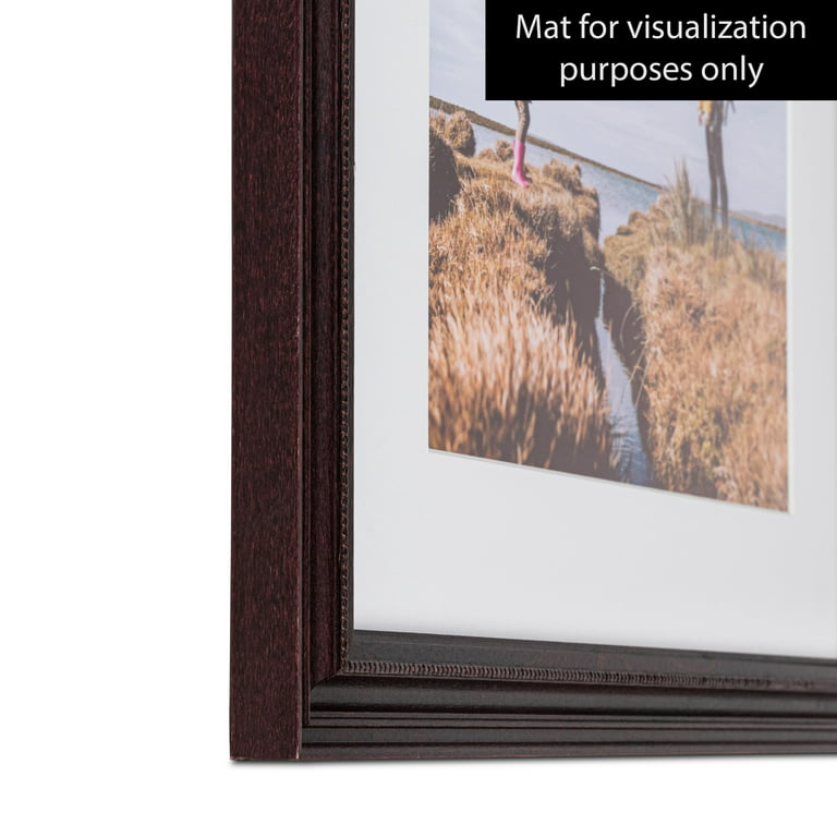 ArtToFrames 16 inch x 24 inch Walnut Picture Frame, 16x24 inch Brown Wood Poster Frame (wom-4096), Size: 16 x 24