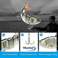 thumbnail image 4 of TRUSCEND Fishing Lures for Bass Trout Crappie, Lifelike Swim Baits Bass Fishing Gear Accessories for Walleye and Pike Slow Sinking Freshwater Saltwater Jigs, Amazing Fishing Gifts for Men, 4 of 8