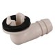 thumbnail image 5 of 8X Acondicionador de Aire Conector de Manguera de Drenaje de CA Acoplamiento del Codo con Anillo de Goma para Unidades Mini Split y Unidad de Ventana de CA 3/5 Pulgadas (15 mm), 5 of 5