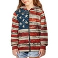 thumbnail image 2 of DISNIMO American Flag Hoodie Kids Zip Hoodies for Boys 6-7 Full Zip Hoodie Kids Sweatshirts Zip Up Hoodie Sweatshirt for Boys Hooded Jacket Childrens Hoodie Jackets 4Th of July Hoodies Girls, 2 of 7