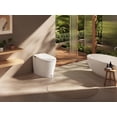 thumbnail image 3 of DeerValley  1.28 GPF Tankless Elongated Smart 1-Piece Toilet Bidet in White with Auto Close/Open/Flush, Warm Air Dryer, 3 of 14