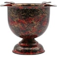 thumbnail image 4 of Stinky Cigar 4 Stirrup Tall Cigar Ashtray, Windproof, 4.25" Deep Bowl, Gold And Black, 4 of 5