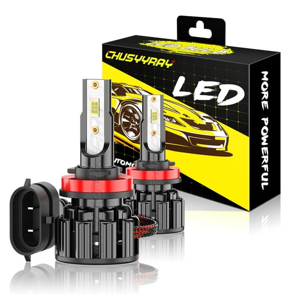 Bright White H11/H9 LED Headlight Bulbs Kit For Chevy Traverse 2009-2017 Low Beam 2PCS