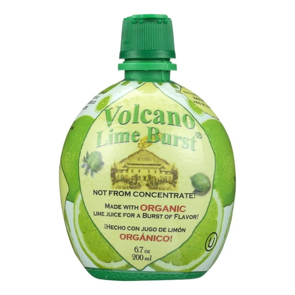 Volcano Burst Lime Juice, 6.7 Fl Oz, 12 Count