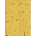 thumbnail image 1 of Ahgly Company Machine Washable Indoor Rectangle Transitional Yellow Area Rugs, 2' x 3', 1 of 7