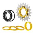 thumbnail image 2 of Lightweight Bike 19T Single Cassette Spacers Adapter Sprocket Freewheel Refit Parts Equipment - Golden, 2 of 9