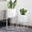White, variant on TRIROCKS Set of 2 Planters with Stand Indoor Outdoor Metal Stand 18 &12" Tall Modern Planters Flower Pots for Living Room Corner Kitchen Office Garden Balcony Patio Decor(White)