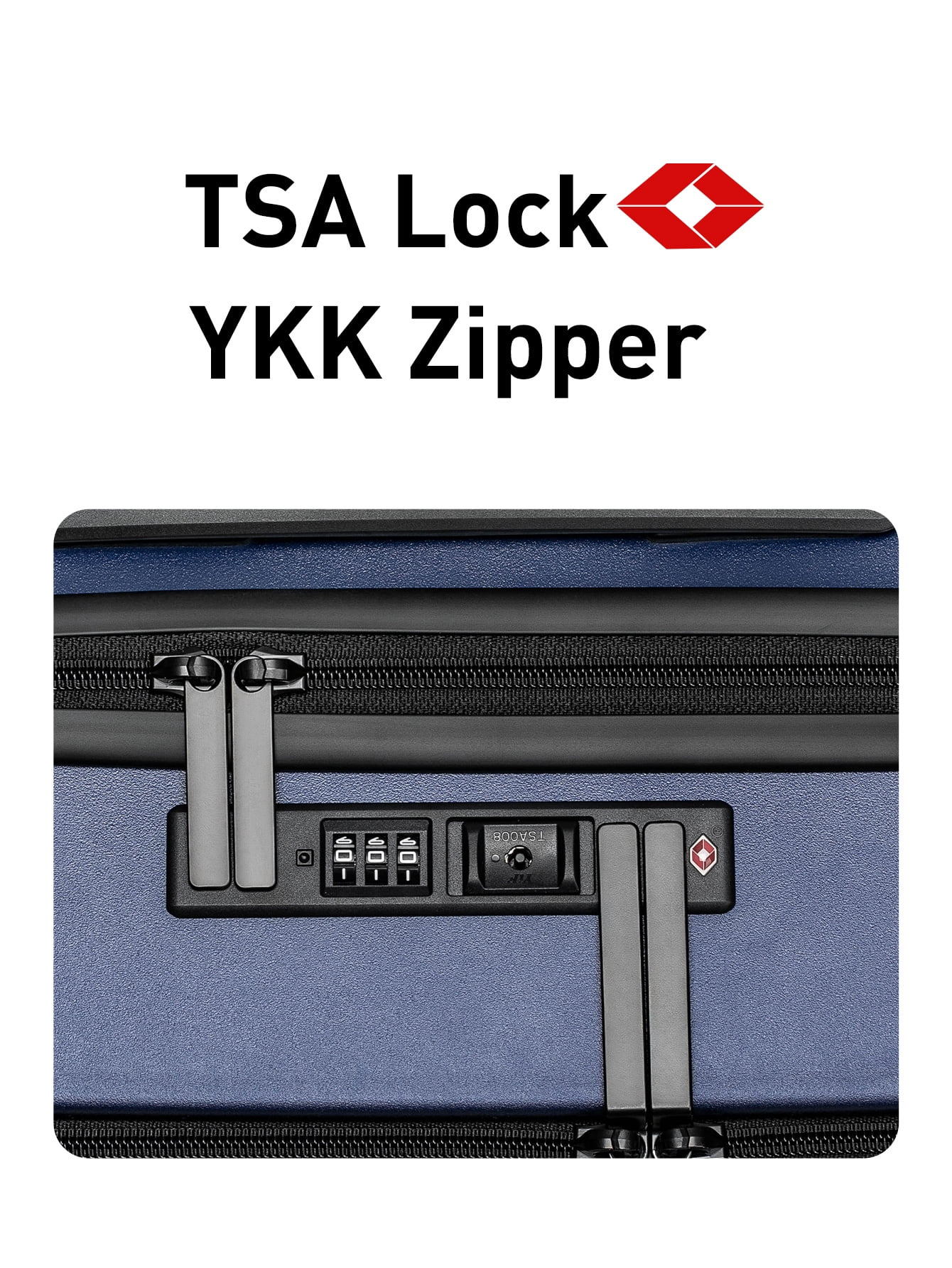 Front Open Carry On Luggage Laptop Compartment 100%PC TSA Lock Spinner Wheels 20" Lightweight Hardside Suitcase