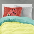 thumbnail image 2 of Carolines Treasures 8870PILLOWCASE Lady Bug on Deep Red Fabric Standard Pillowcase Standard multicolor, 2 of 2