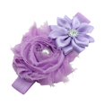 thumbnail image 3 of Bandeau Fleur en Tissu Extensible pour Enfants et Bébés avec Fausses Perles et Strass, Bande pour Cheveux, 3 of 8