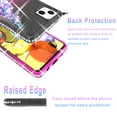 thumbnail image 4 of iPhone 13 Case, [Not Fit for iPhone 13 Mini/Pro/Pro Max], Liquid Floating Glitter Quicksand Bling with Spot Diamond Cover - Black/Pink, 4 of 5