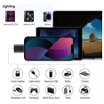 thumbnail image 2 of Adaptador Otg Usb3.0 Compatible Con iPhone 5gbps 500mbps, 2 of 7
