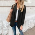thumbnail image 1 of Vedolay Women's 2023 Jackets Suit Jackets for Women Casual Work Blazers Open Front Long Sleeve Fashion Slim Fit with Pockets,Black 3XL, 1 of 5