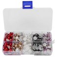 thumbnail image 1 of Flat Pearl Half Round Mobile Phone Case DIY Accessories Mixed Color Craft Decorations, 1 of 14