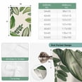 thumbnail image 6 of Green Leaves Balloon Curtains for Bedroom/Front Door/Bathroom, Tropical Summer Botanical Watercolor Elegant Rustic Tie Up Curtains 63 Inch Length Kitchen Curtains Shades for Windows 46"x63", 6 of 8