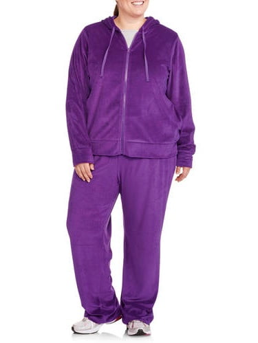 plus size velour sweatsuits